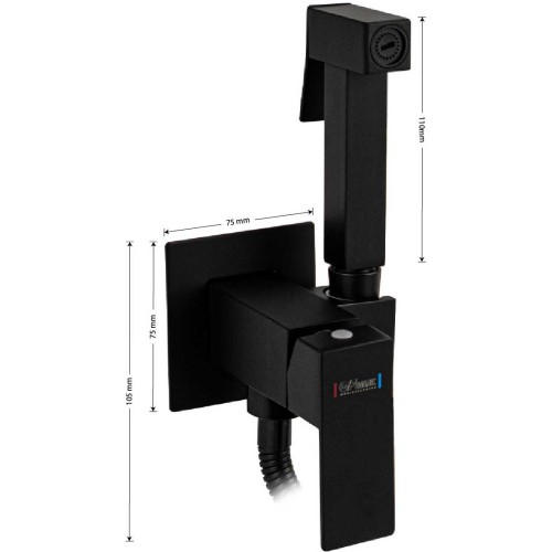 Смеситель гигиенический GFmark ART20726 Черный