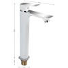 Смеситель для раковины МАГНУС ART8406 Белый
