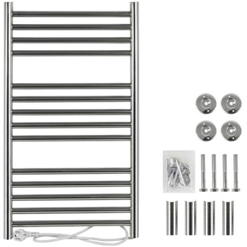 Полотенцесушитель электрический, 720 х 400 х 60 мм BRIMIX ARTBK109F Хром