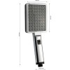 Лейка для душа 2 режима GFmark ART6049 Хром