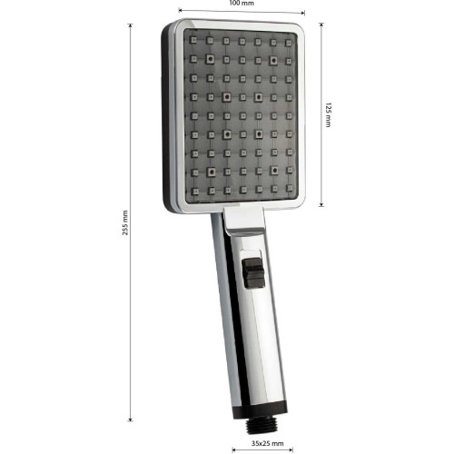 Лейка для душа 2 режима GFmark ART6049 Хром