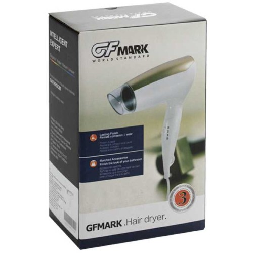 Фен для волос настенный 1600Вт GFmark ART6831 Белый