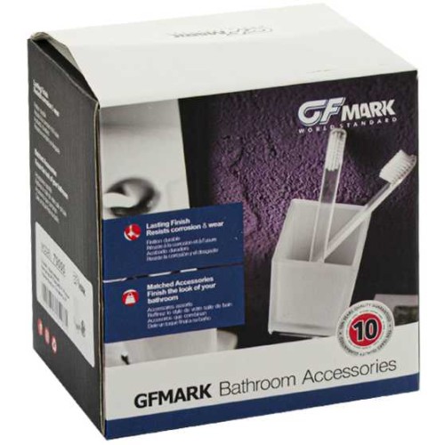 Стакан для зубных щёток GFmark ART79005 Хром