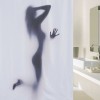 Шторка в ванную комнату, фотопечать. ТЕНЬ