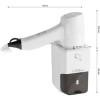Фен для волос настенный 1200Вт GFmark ART6812 Белый