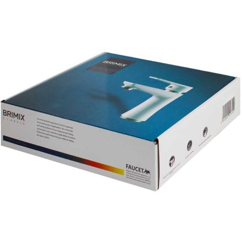 Смеситель для раковины BRIMIX ART597-1 Белый