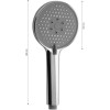 Лейка для душа GFmark ART6075 Хром