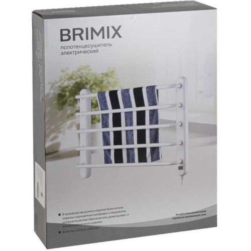 Полотенцесушитель электрический, 600 х 450 x 100 мм BRIMIX ARTBK115W Белый