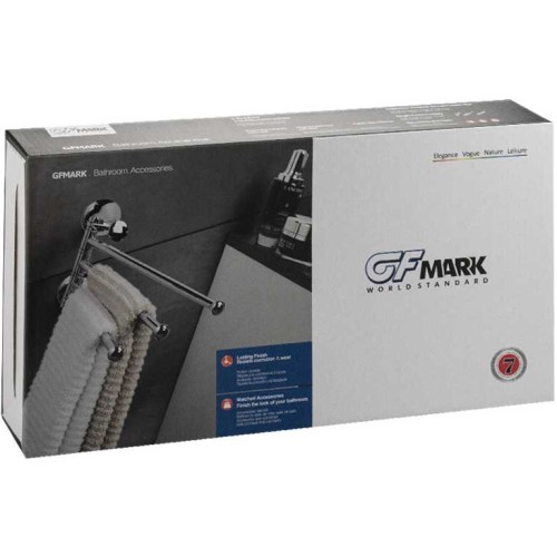 Полка для полотенец GFmark ART4812 Хром