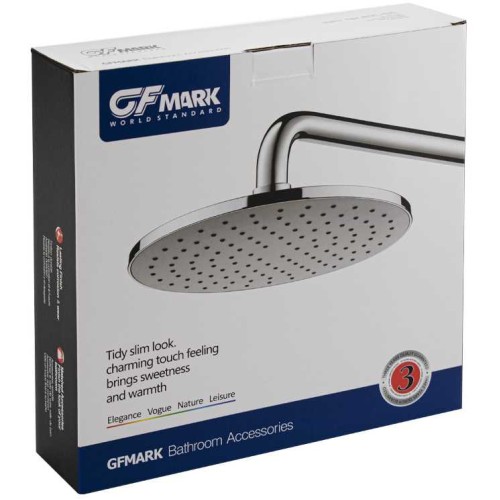 Тропический душ 225мм GFmark ART6149 Серый