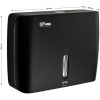 Диспенсер для бумажного полотенца Z сложения GFmark ART9151 Черный