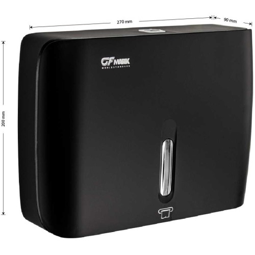 Диспенсер для бумажного полотенца Z сложения GFmark ART9151 Черный