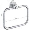 Полка для полотенец GFmark ART3204 Хром