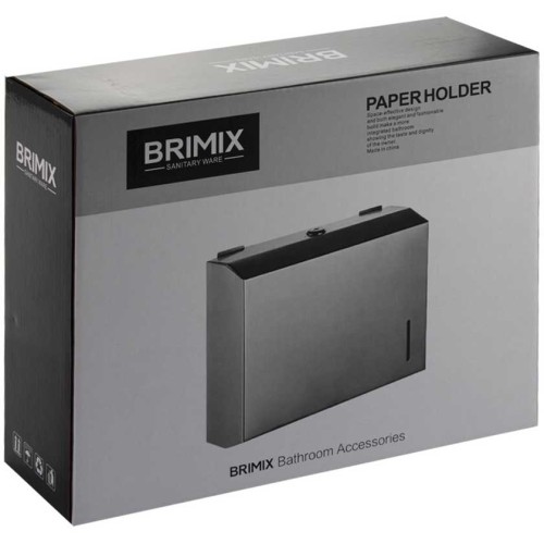 Диспенсер для бумажного полотенца Z сложения BRIMIX ART9901 Сатин