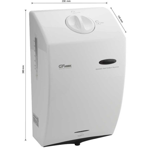 Дозатор антисептика 1500мл сенсорный GFmark ART6341 Белый