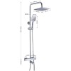 Душевая система термостатическая GFmark ART3102 Хром