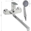 Смеситель для ванны GFmark ART5370 Хром