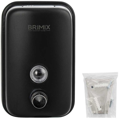 Дозатор жидкого мыла 500мл механический BRIMIX ART6181 Черный