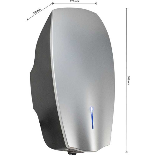 Сушилка для рук 1200Вт GFmark ART6866 Серебро