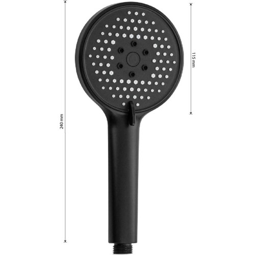 Лейка для душа GFmark ART6076 Черный