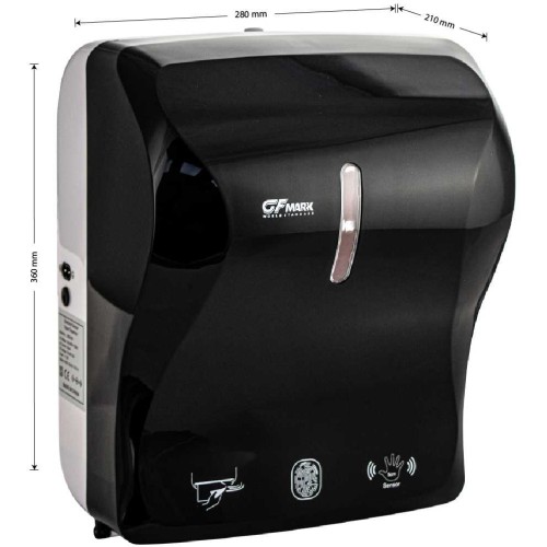 Диспенсер для рулонных бумажных полотенец GFmark ART9174 Черный