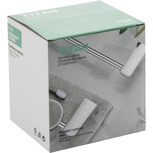 Стакан для зубных щёток ТИТАН ART76005 Черный