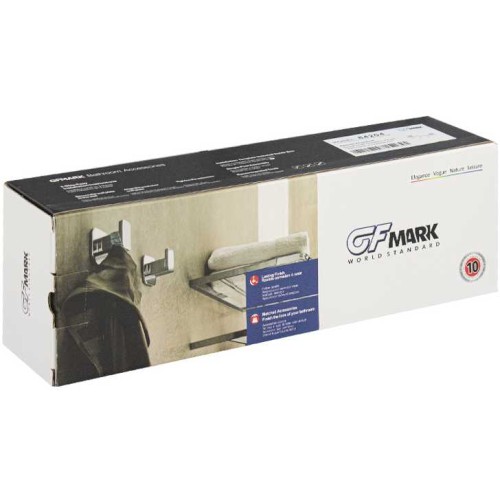 Вешалка для полотенец GFmark ART84204 Хром