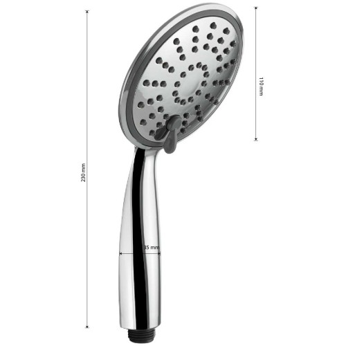 Лейка для душа GFmark ART6033 Хром