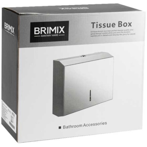 Диспенсер для бумажного полотенца Z сложения BRIMIX ART901 Сатин