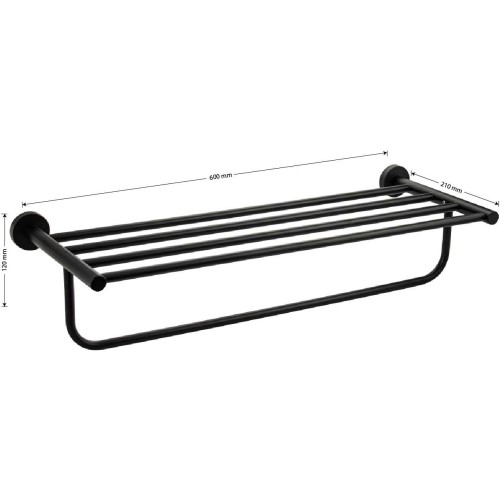 Полка для полотенец GFmark ART82142 Черный