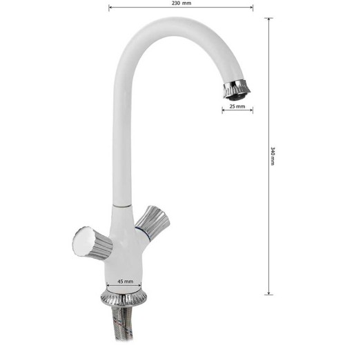 Смеситель для кухни GFmark ART5850 Белый