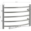 Полотенцесушитель электрический, 400 х 530 х 80 мм BRIMIX ARTBK109A5 Хром