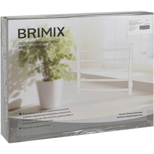 Полотенцесушитель электрический, 400 х 530 х 80 мм BRIMIX ARTBK109A5 Хром