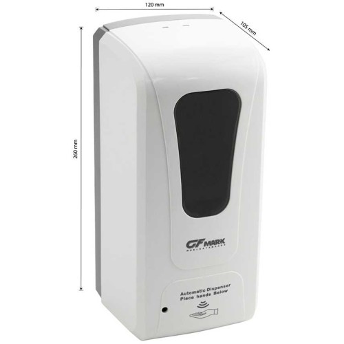 Дозатор жидкого мыла 1000мл сенсорный GFmark ART716 Белый