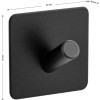 Крючок для полотенец BRIMIX ART5405 Графит