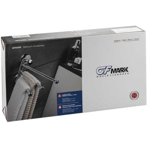 Полка для полотенец GFmark ART3212 Хром