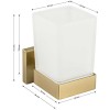 Стакан для зубных щёток GFmark ART93005 Матовое ЗОЛОТО