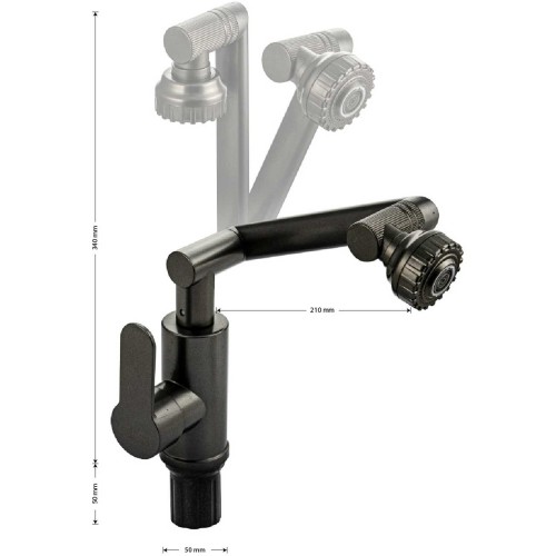 Смеситель для раковины BRIMIX ART5905 Графит