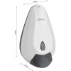 Дозатор жидкого мыла 400мл механический GFmark ART637 Белый