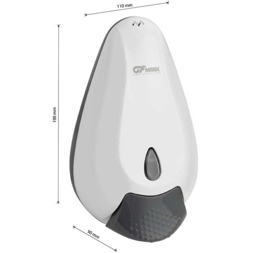 Дозатор жидкого мыла 400мл механический GFmark ART637 Белый