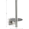 Держатель туалетной бумаги GFmark ART87008 Сатин