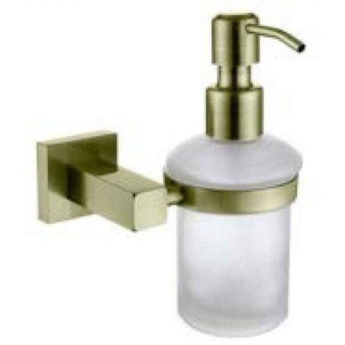 Дозатор для жидкого мыла настенный стекло бронза латунь KH-4310 