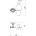 Дозатор для жидкого мыла Savol 58с S-005831C Бронза