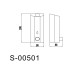 Дозатор для жидкого мыла 0,4 л Savol S-00501 Хром