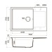 Кухонная мойка Omoikiri Daisen 78-LB-BL Artgranit/черный 780x510