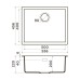 Кухонная мойка Omoikiri Yamakawa 55-U/I-GR Artceramic/leningrad grey 556x456