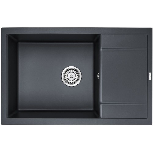 Кухонная мойка Paulmark VERLASS PM317850-BLM черный металлик