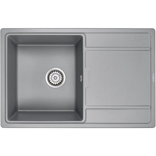Кухонная мойка Paulmark FLUGEN PM217850-GRM серый металлик