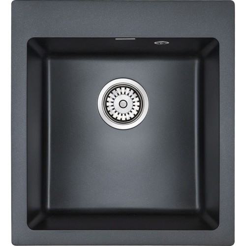 Кухонная мойка Paulmark ZEMAR PM104651-BLM черный металлик