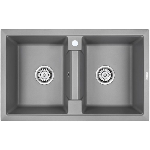 Кухонная мойка Paulmark ZWILLING PM238150-GRM серый металлик